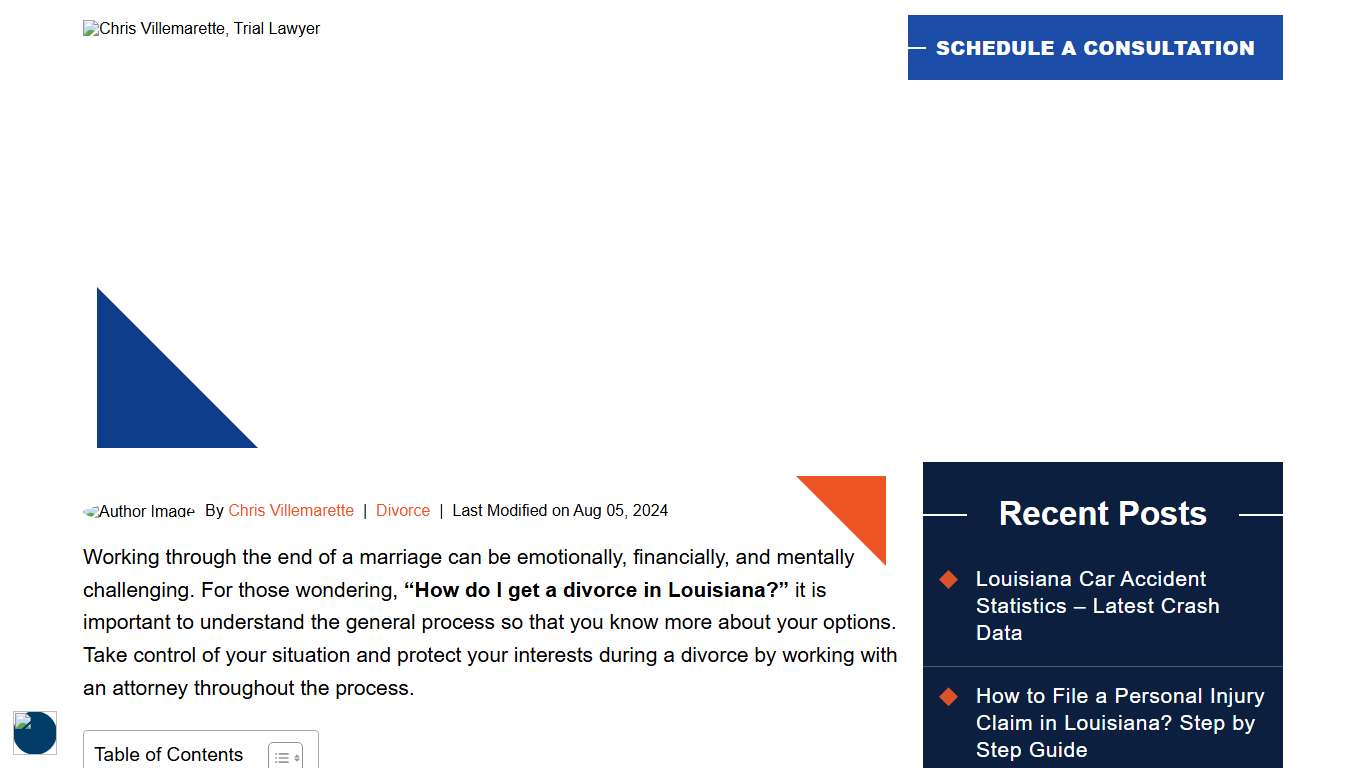 How Do I Get a Divorce in Louisiana? 2026
